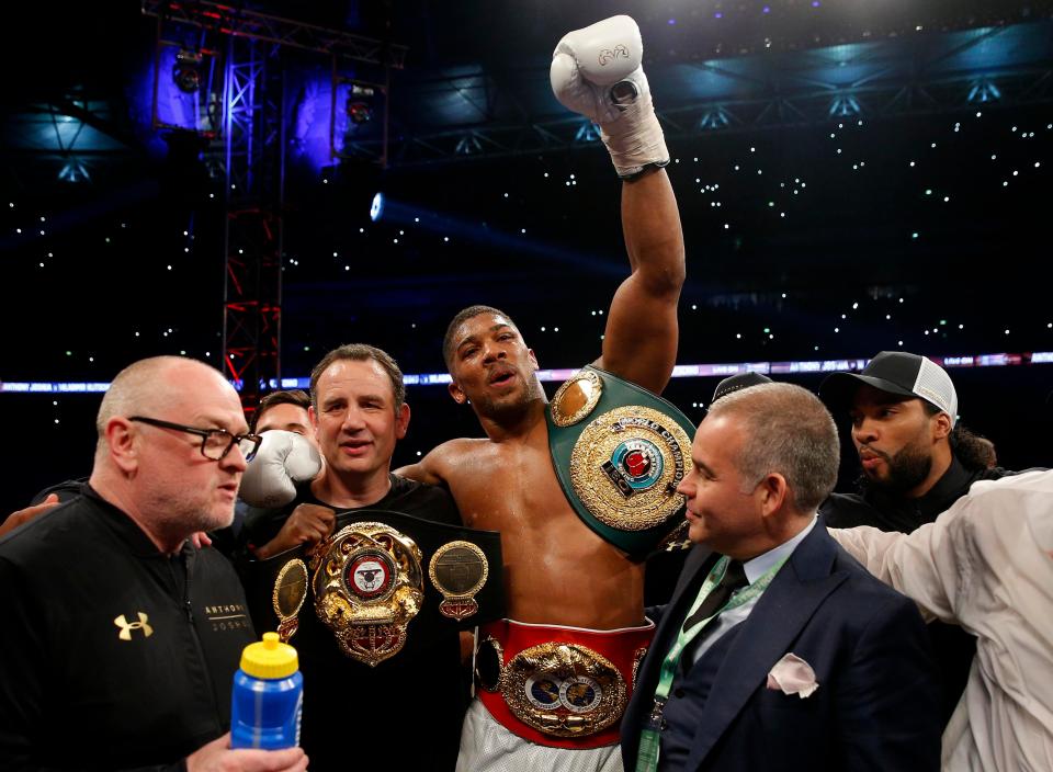  Anthony Joshua won an enthralling fight at Wembley