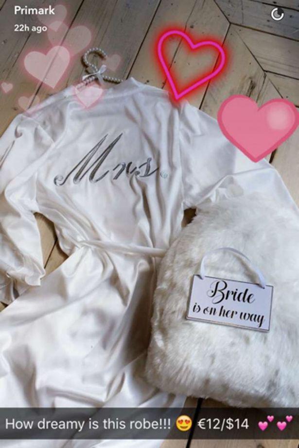  Primark has unveiled a bridal night wedding robe for just £10