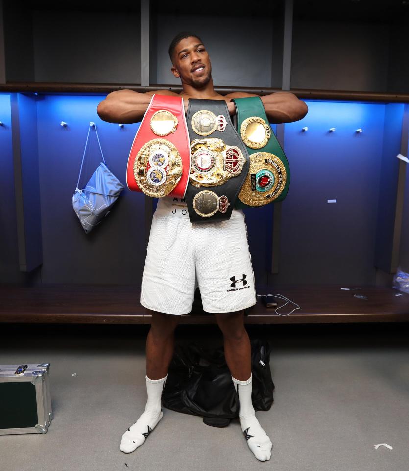  The unbeaten Brit is now the WBA 'Super.' IBF and IBO world heavyweight champion