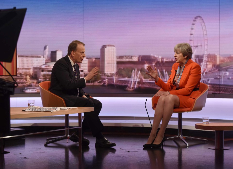 The Prime Minister made the pledge on The Andrew Marr show