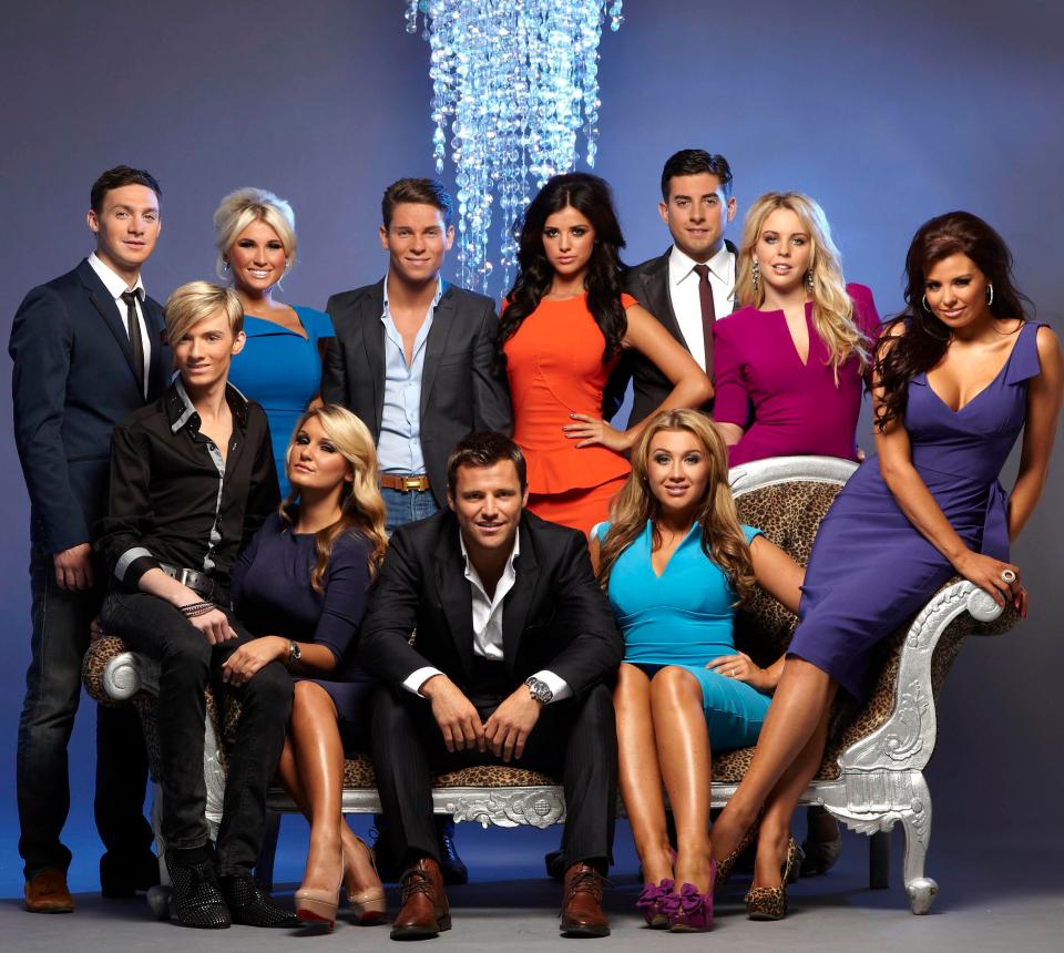 The original cast of Towie back in 2010 appeared in the first of many Christmas specials