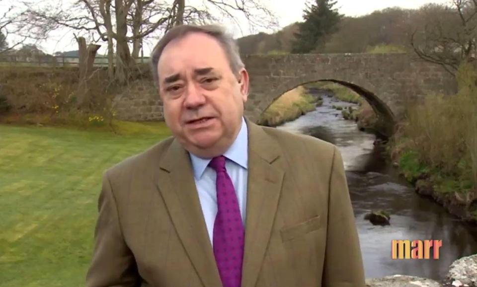  Ex-SNP leader Alex Salmond says the minister risks looking like America's 'mini-me'