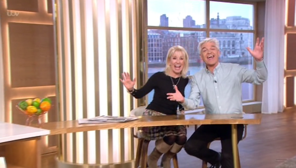  Phillip Schofield is joined on This Morning by his Going Live co-host Sarah Greene