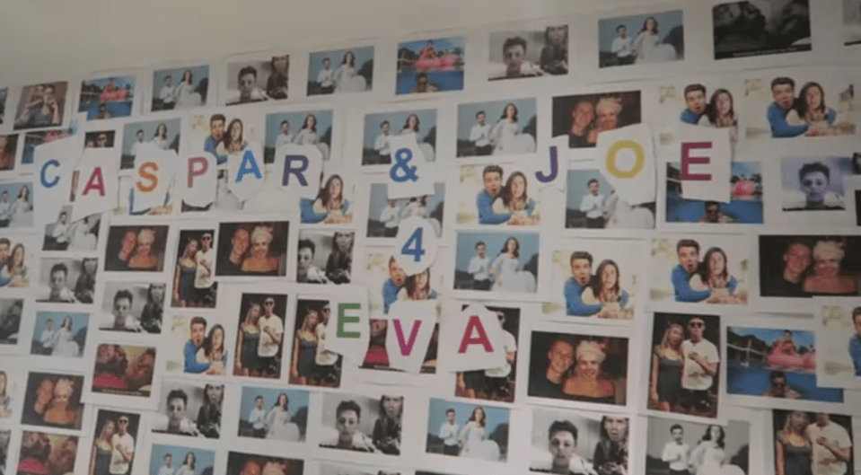  The crowning glory of the new decorations was the 'Caspar & Joe 4 Eva' sign that was added to the wall