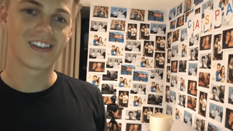  Caspar found the practical joke 'creepy' and asked Joe to take it down