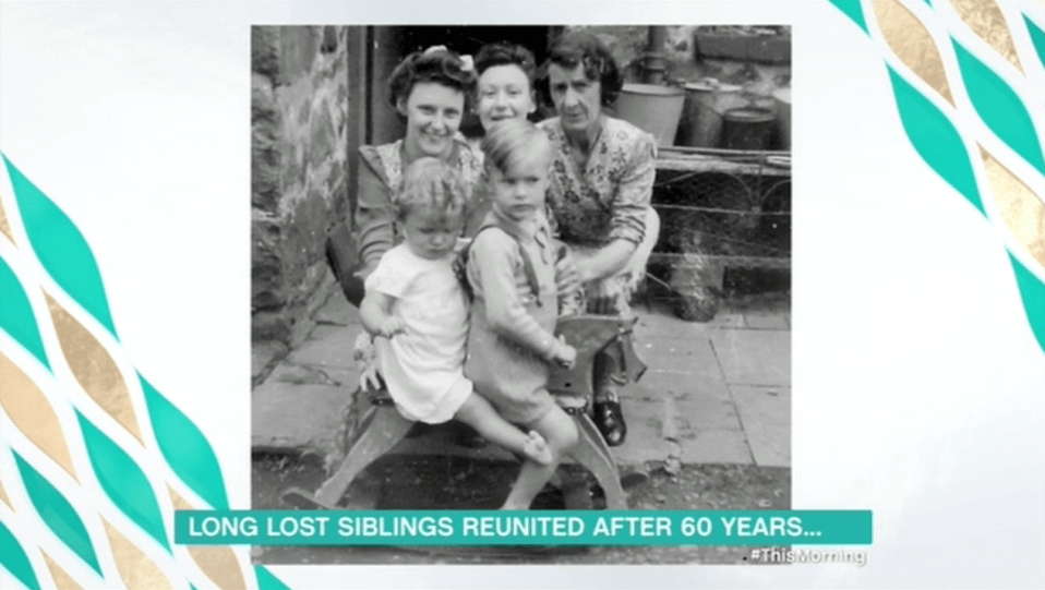  Ron Williams' mother with him and his sister over 60 years ago