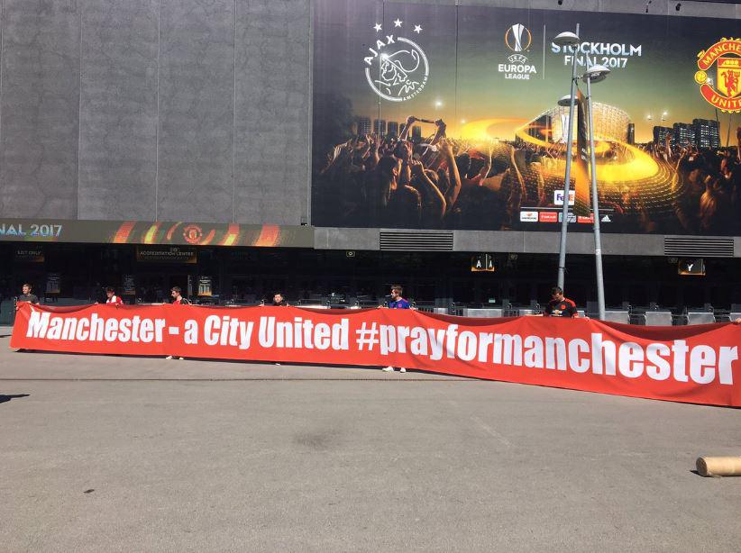 Another banner made by United fans