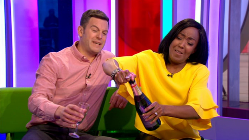  Matt Baker and Angellica Bell are on The One Show tonight