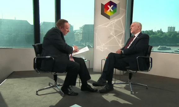  In a BBC interview with Andrew Neil, the Labour leader said he was in favour of managed migration only