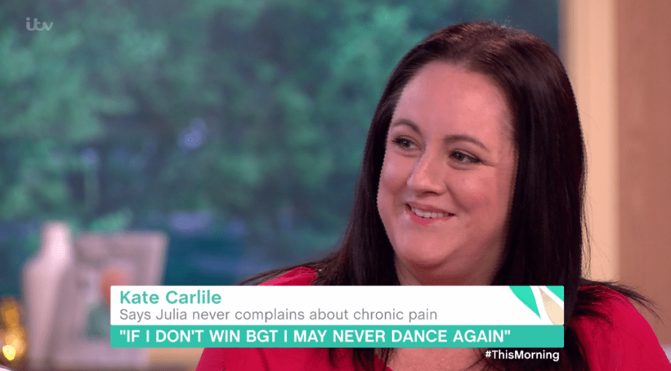  Julia's mum said she never discouraged Julia from dancing because it's what she loves