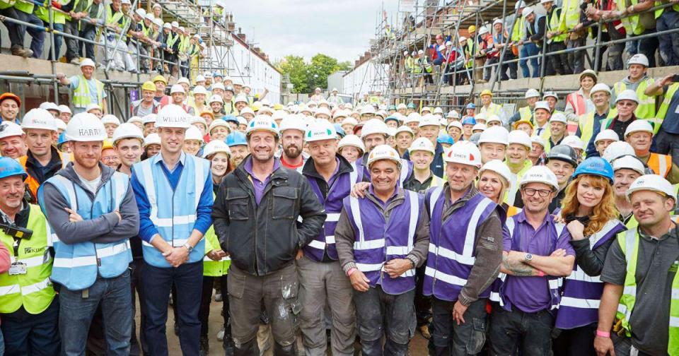  Princes Harry and William joined the show for a Manchester project in 2015