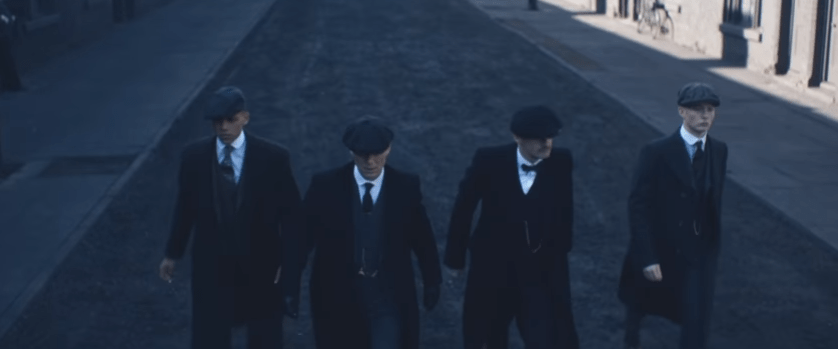 The gangland drama Peaky Blinders was also teased