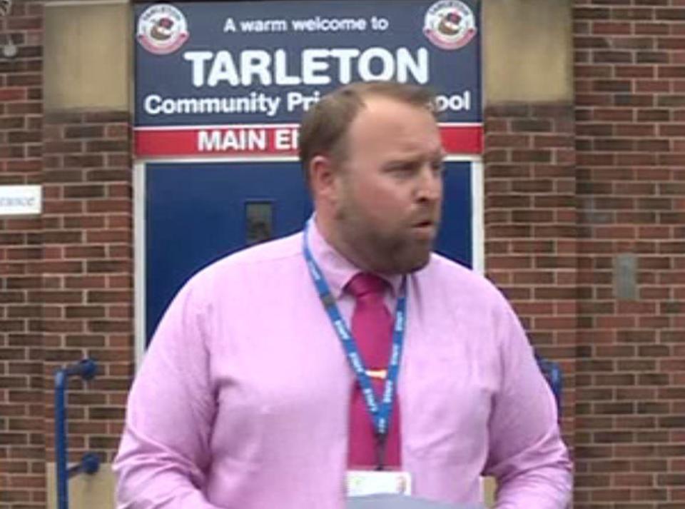  Tartleton Community Primary School headteacher Chris Upton gave a tribute to Saffie Roussos today