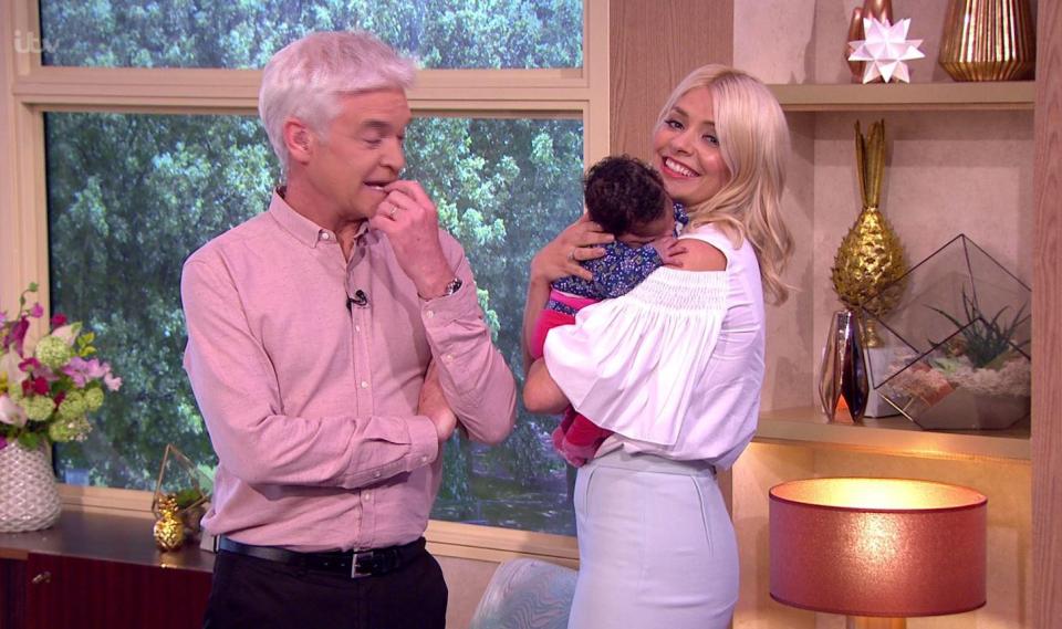  Holly Willoughby appeared to get a bit broody on Tuesday's This Morning