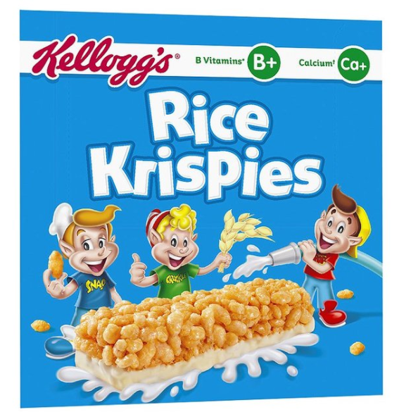  The sugar in Rice Krispies bars has been cut by 19 percent. A 20g bar now has 5.8g of sugar