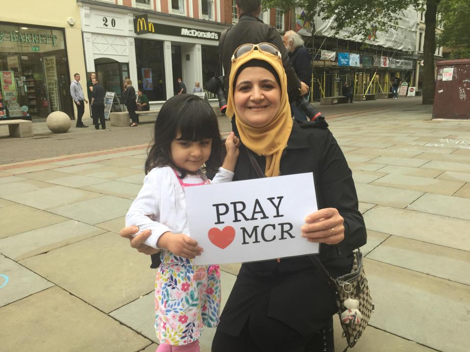  Israa Albu-Ghaddar, with daughter Maria, told how she fled Iraq to settle in Manchester