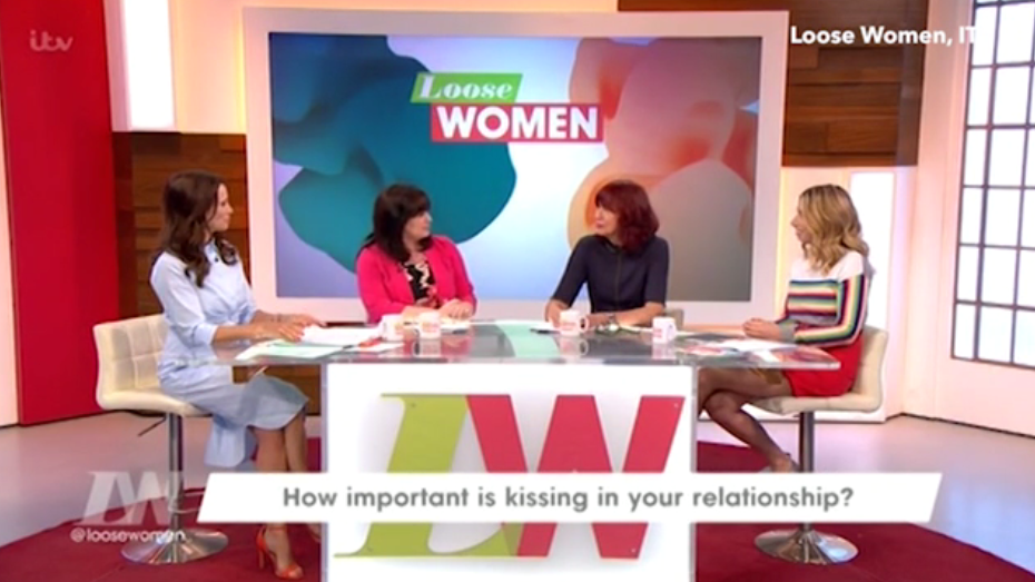  Loose Women star Janet Porter has labelled Prince Harry and Meghan Markle's first public kiss as 'revolting'