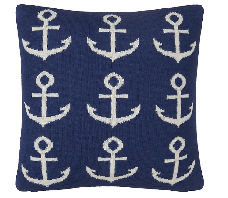  John Lewis's anchor cushion costs twice as much, at £12