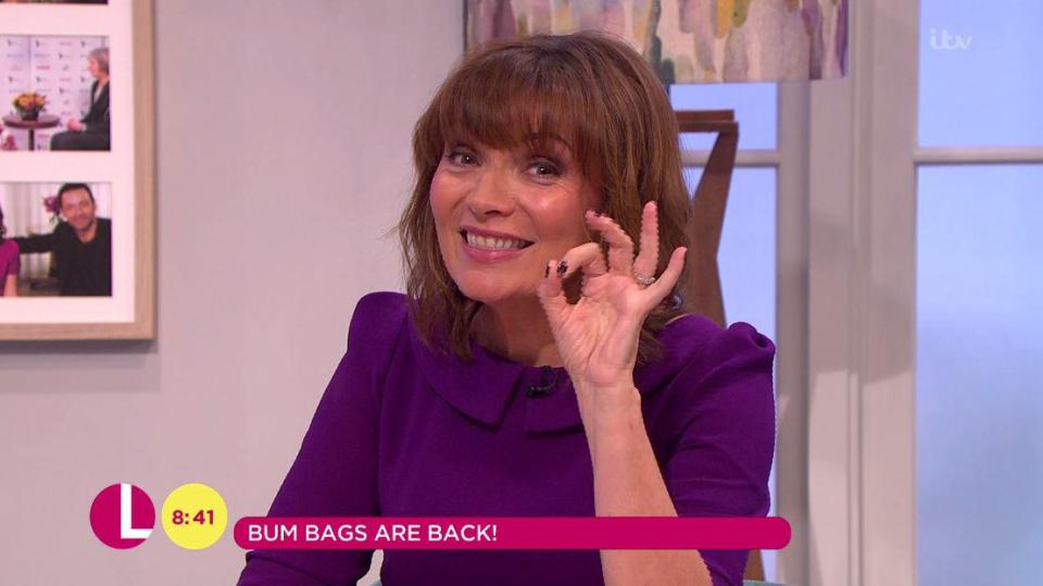  Lorraine Kelly got cheeky on Tuesday's show as she discussed Mr Motivator