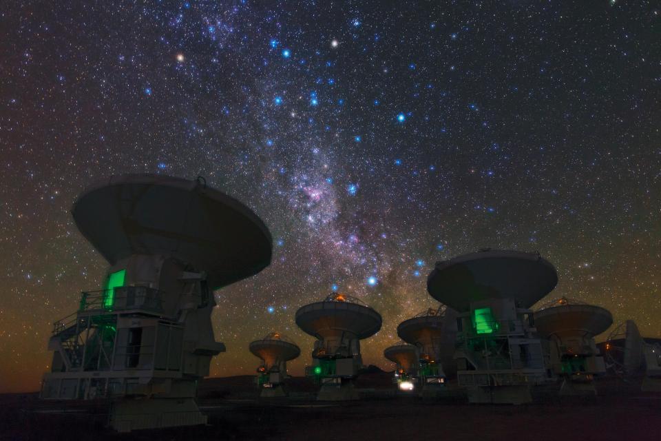  A view of the Very Large Telescope, in Chile, which could have the power to spot alien megastructures