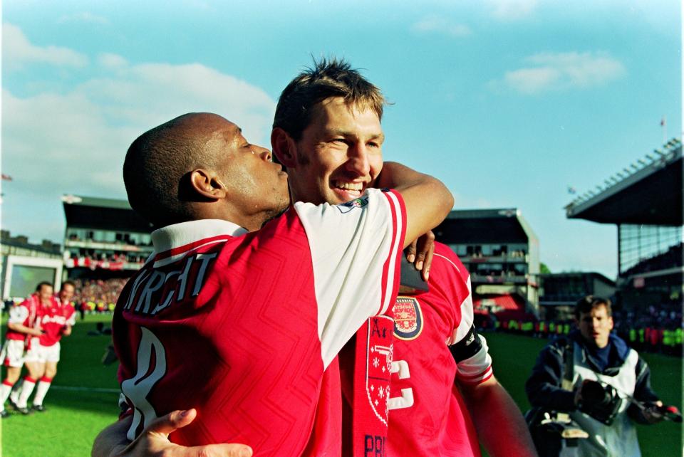 Tony Adams has said he, as a senior member of the squad, had to 'have a word' with Wrighty