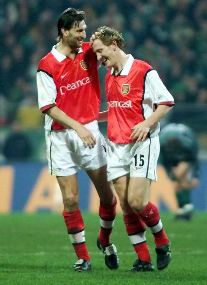  Tony Adams says Ray Parlour was attacked by a man with a machete