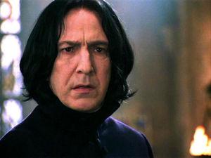  Alan Rickman played Snape on screen