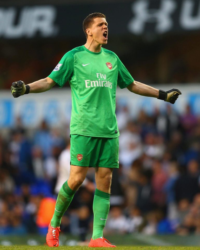 Wojciech Szczesny joined Arsenal from Legia Warsaw back in 2009