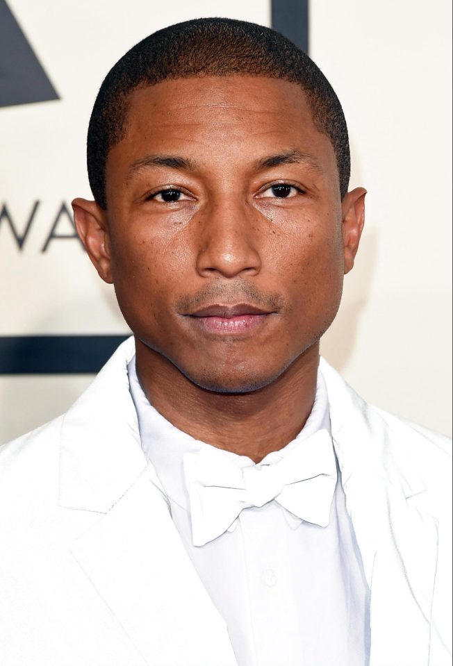  US singer-songwriter Pharrell Williams will also make an appearance