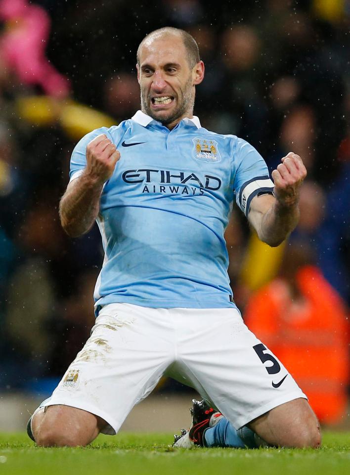  City fans will get to say farewell Tuesday night as Zabaleta will play his final home game