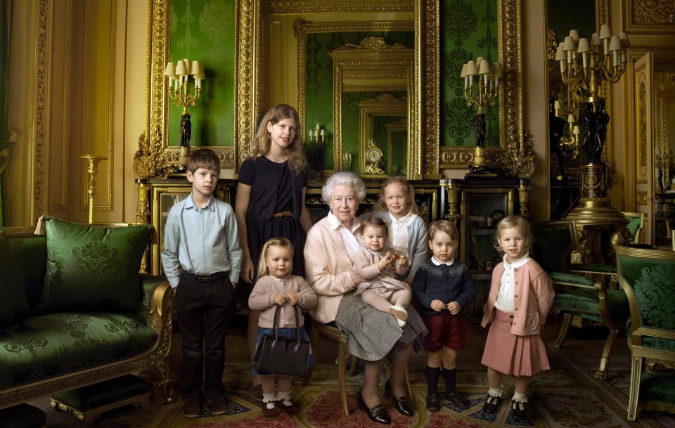  Mia famously stole the show in a portrait for The Queen's 90th Birthday