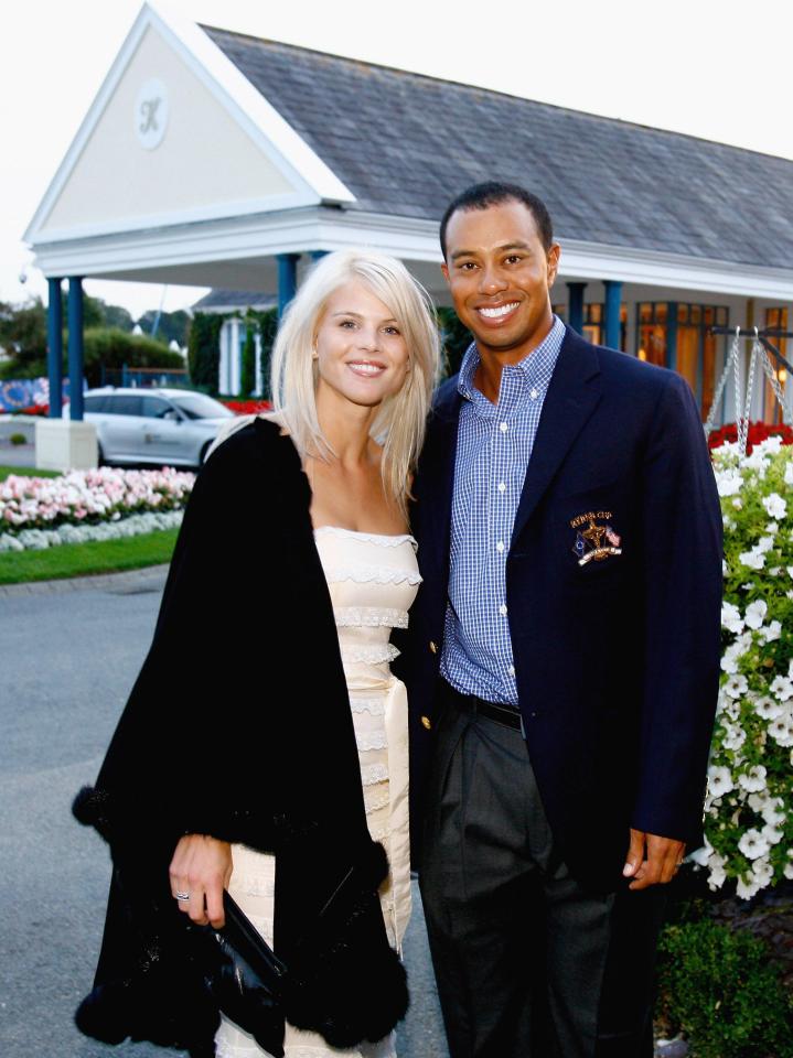  Tiger Woods with ex-wife Elin Nordegren before their marriage collapsed