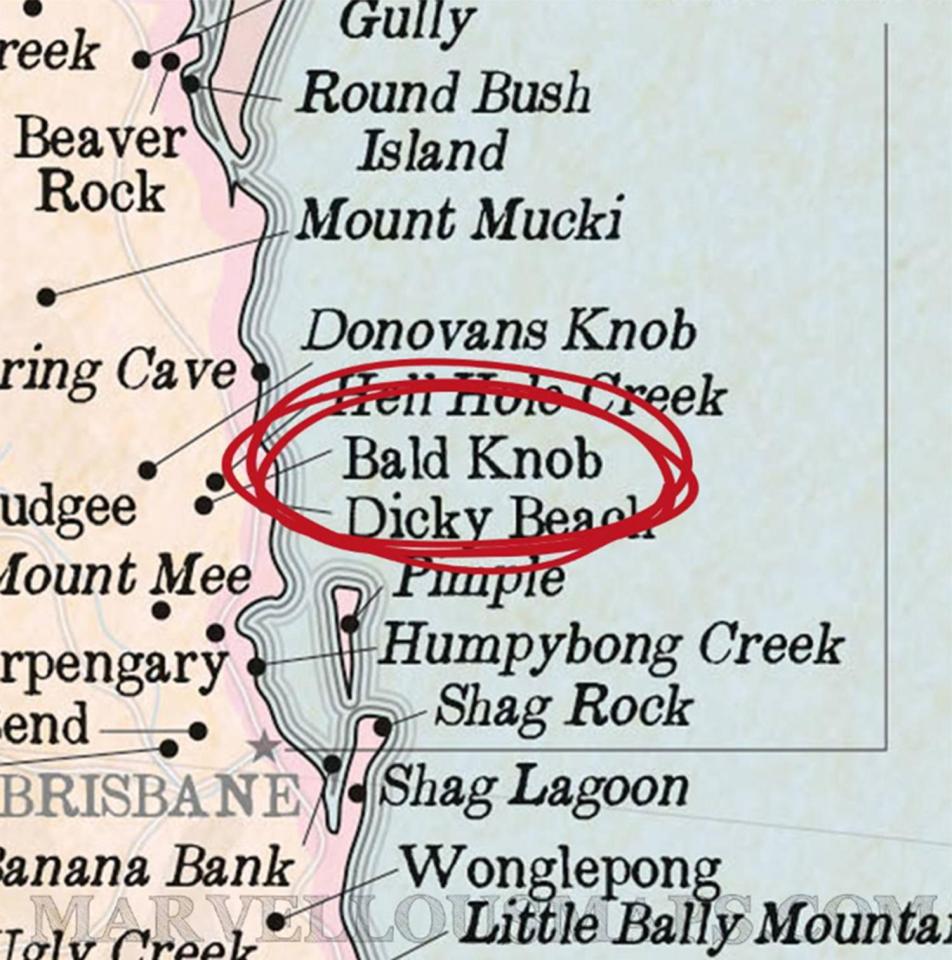  Bald Knob, Shag Creek... the list goes on