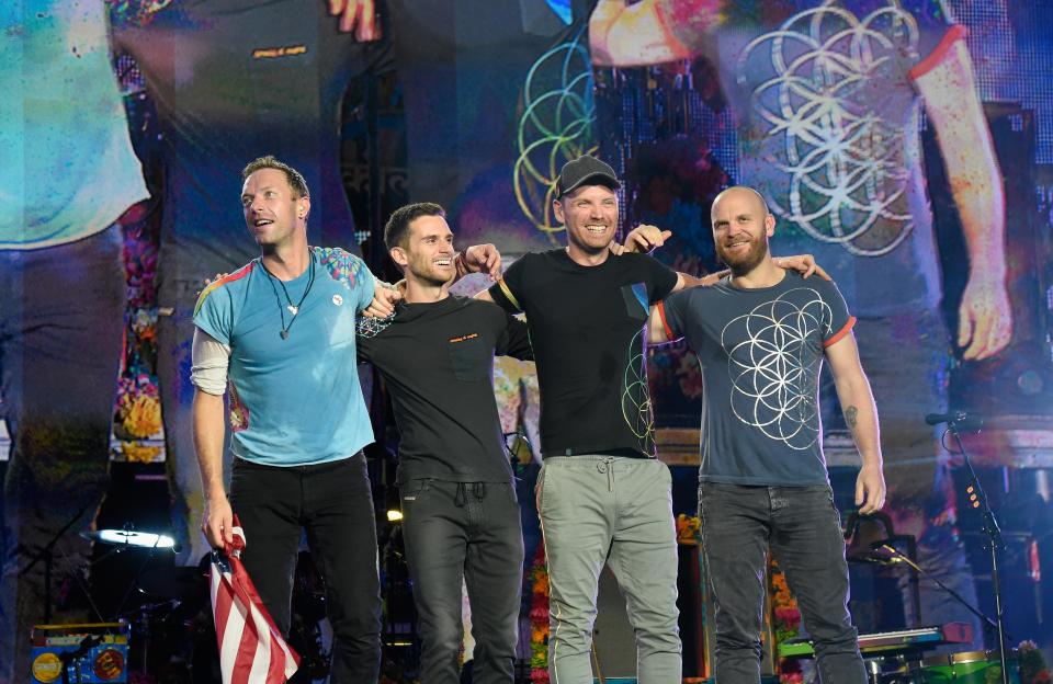  Coldplay donate 10 per cent of their earnings to charity