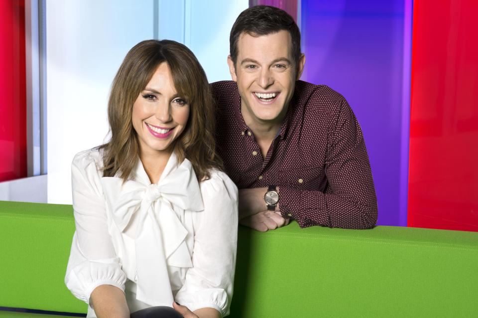  The One Show presenters Alex Jones and Matt Baker