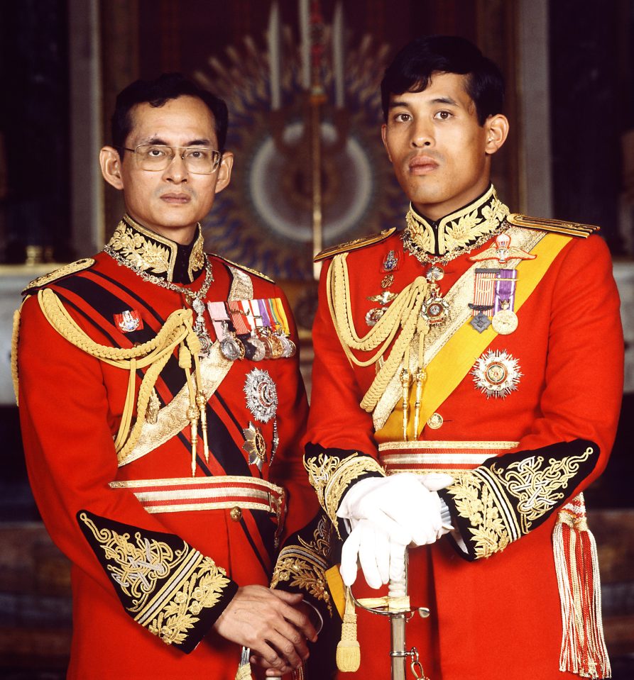  Unlike his son, King Bhumibol, left, was well loved by the people of Thailand