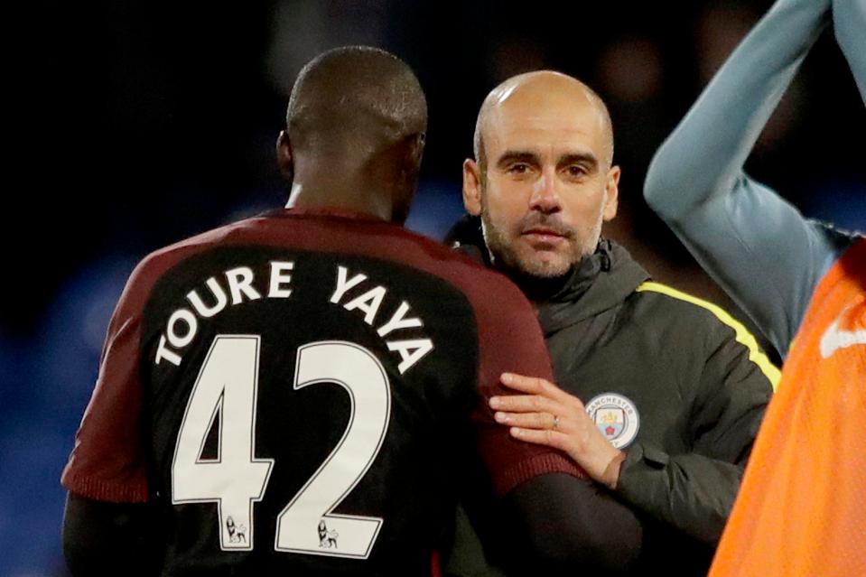 Pep Guardiola wants to keep the veteran Yaya Toure at the Etihad