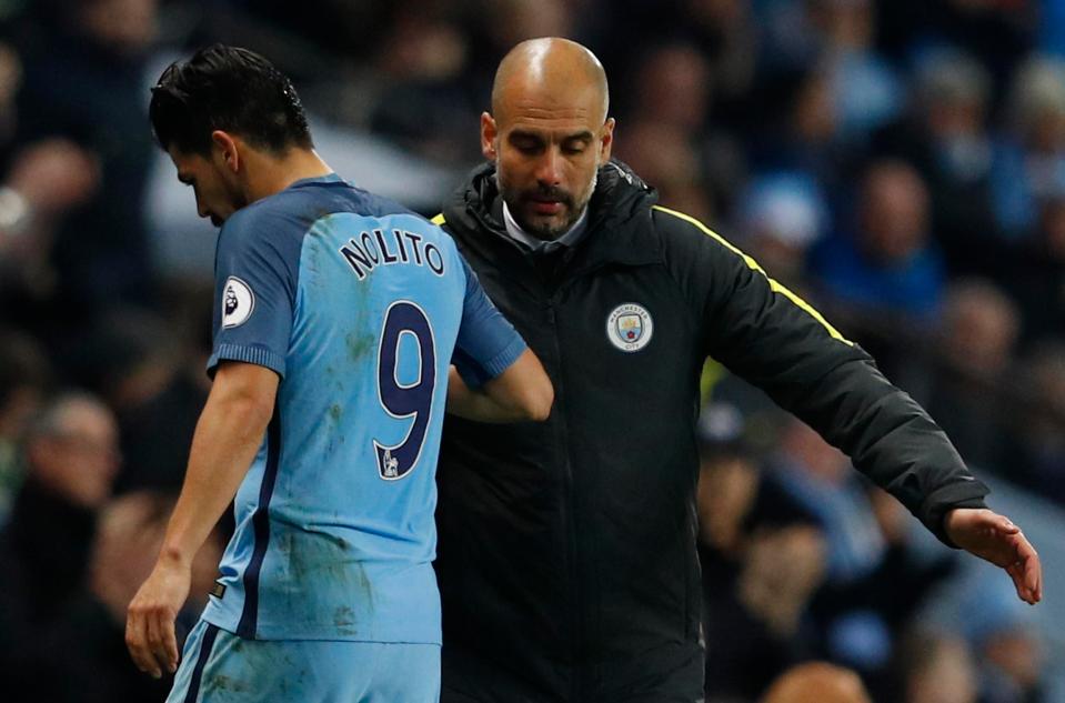 Nolito is puzzled as to why he is getting a lack of game time under Pep Guardiola