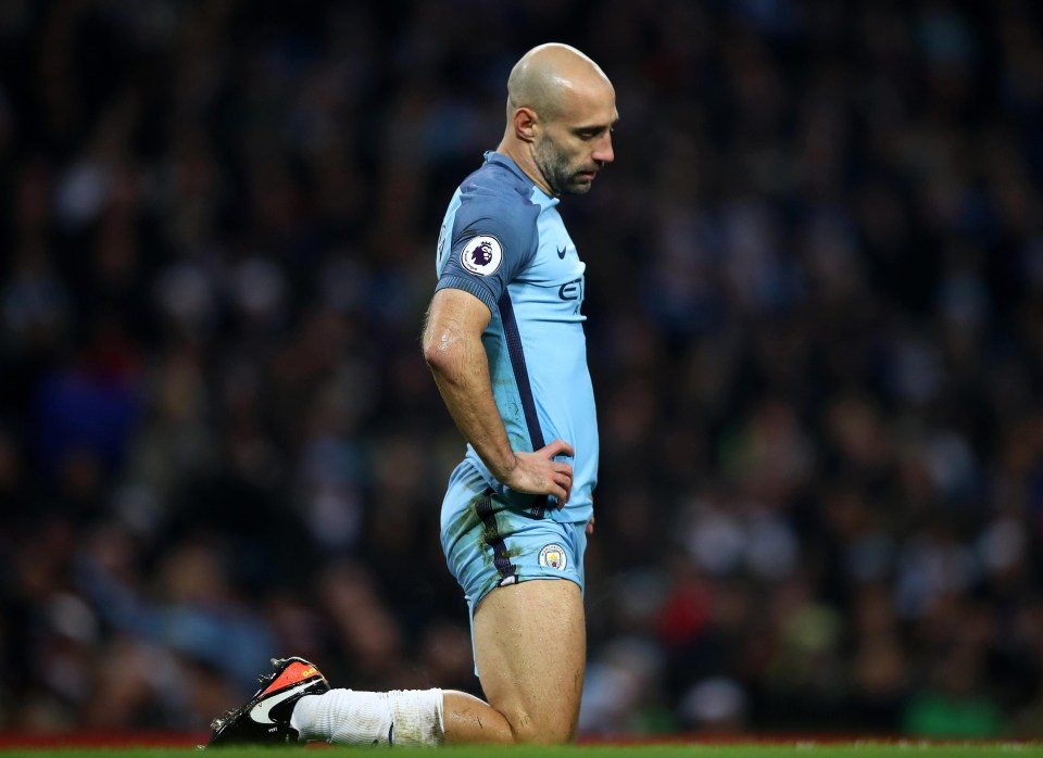 Navas staying on could also be the end for long serving Pablo Zabaleta