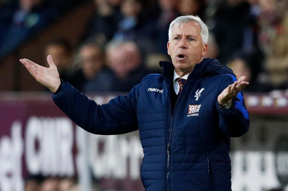 Alan Pardew has been out of football since he was sacked by Crystal Palace in December