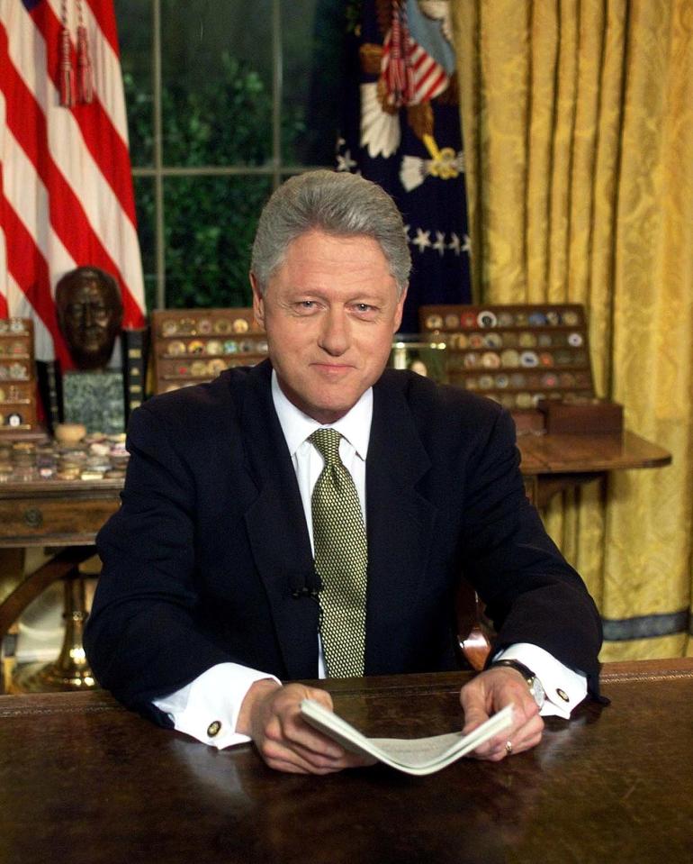  Bill Clinton was the second American president to be impeached after he was caught up in a sex scandal