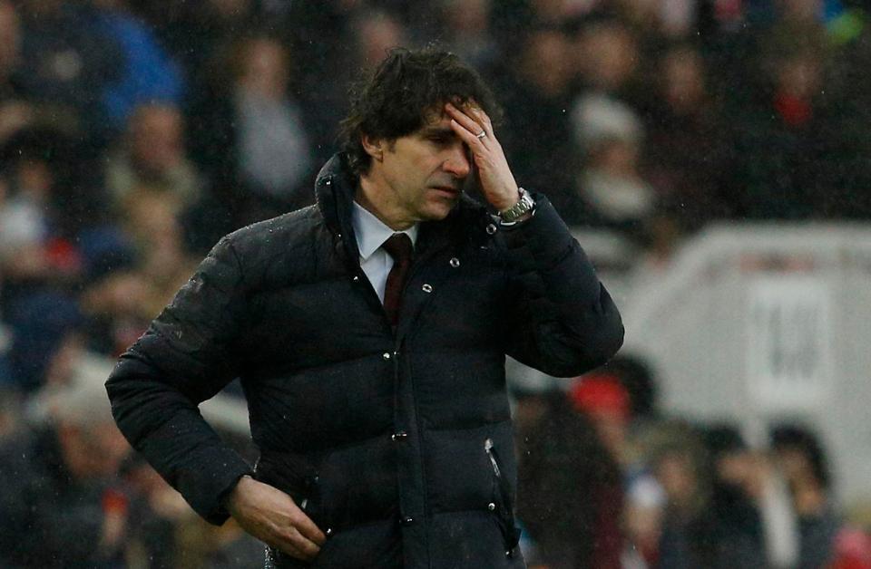 Aitor Karanka was axed as Boro boss in March after a miserable run of results