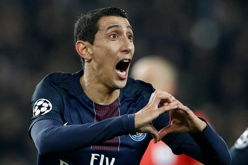 PSG are apparently ready to offer cash plus Angel Di Maria