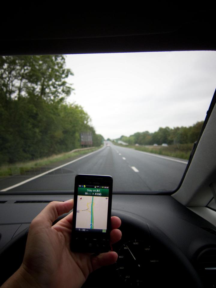 More than half of respondents to the survey admitted to changing their satnav while driving