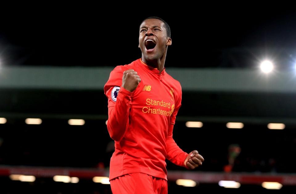  Wijnaldum was an instant hit at Liverpool