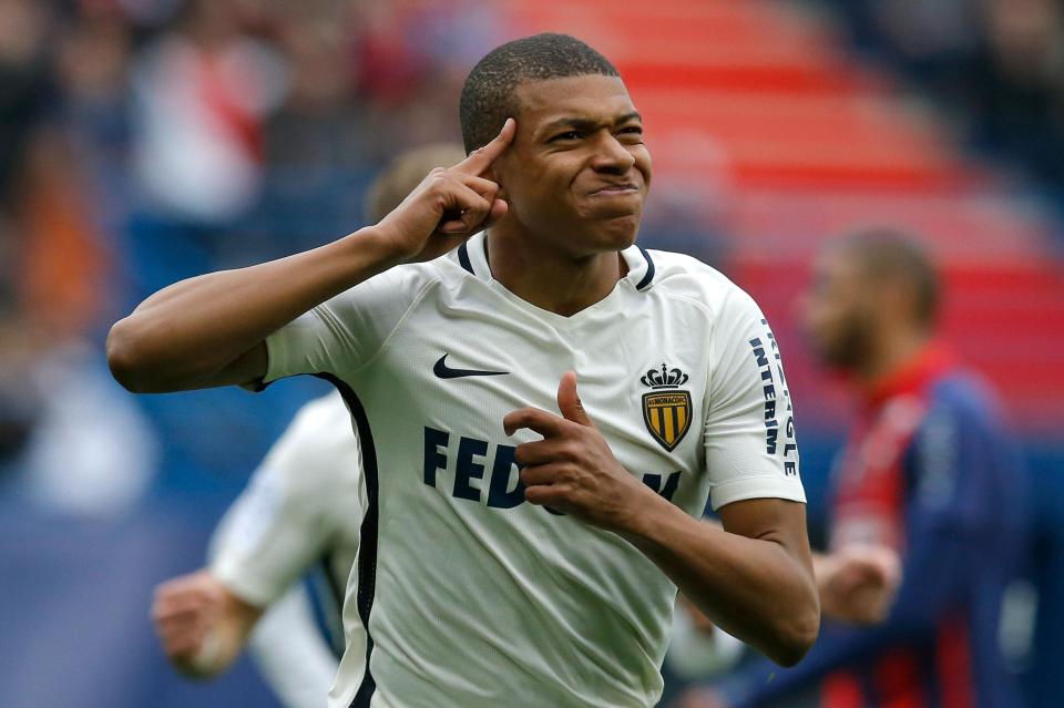  Manchester United 'have made £72million bid' for Monaco ace Kylian Mbappe