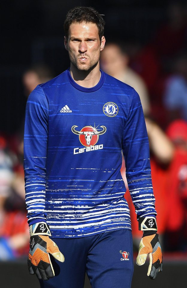  Asmir Begovic has struggled to get a look-in at Chelsea in the Premier League