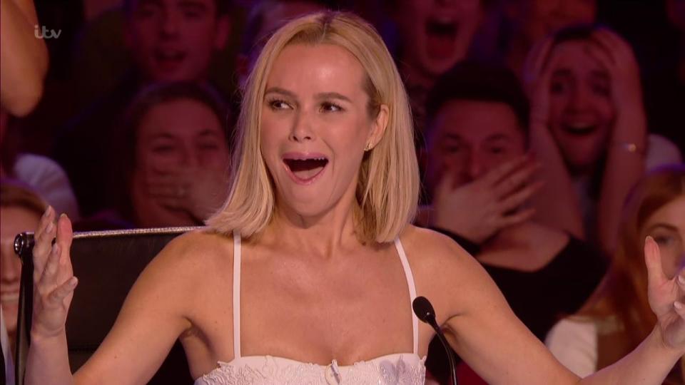  Amanda Holden wasn't too impressed with Ned's 'inappropriate' jokes