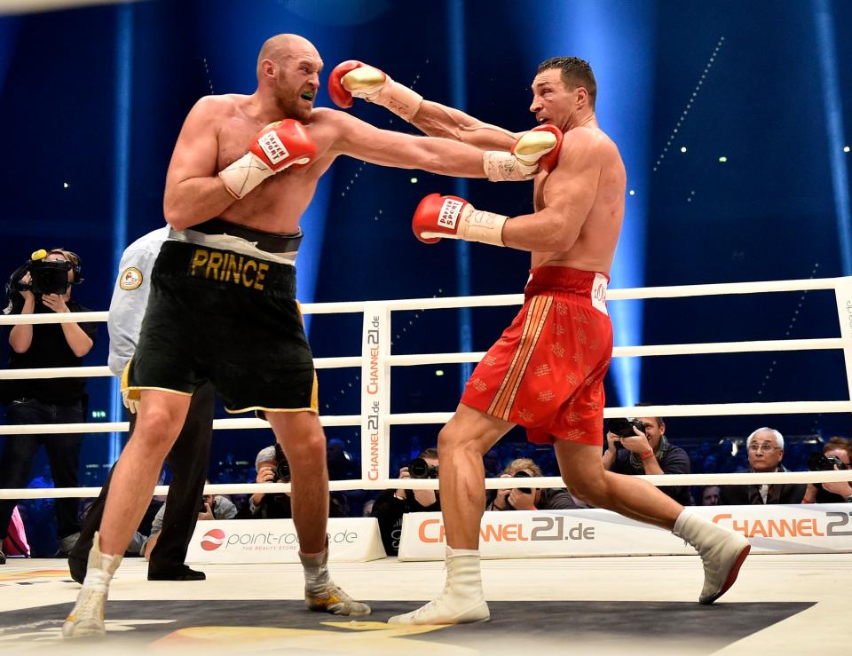  Either Tyson Fury and Wladimir Klitschko could also fight David Haye