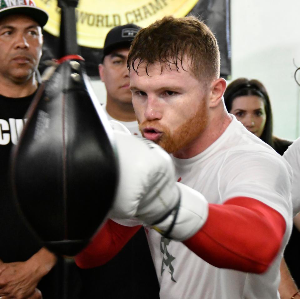  Saul Alvarez was given the nickname 'Canelo' because of his ginger hair and freckles